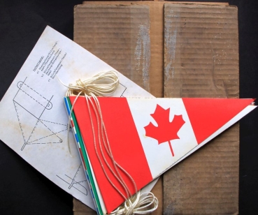 Preview: BV Aral Länderflaggen-Girlande mit Logo in Originalkarton (3134)